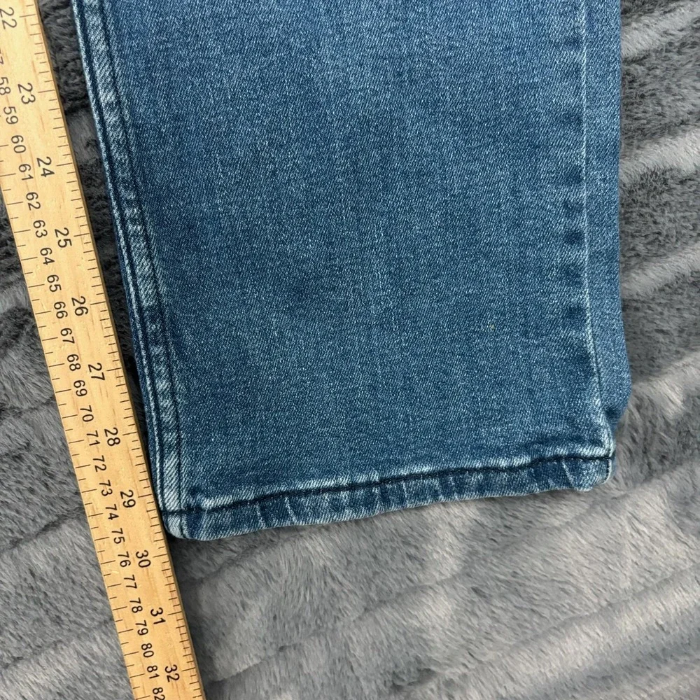 Levis 514 Straight Fit Jeans Mens 33x32 Medium Wash Blue Stretch Denim 0514-1285